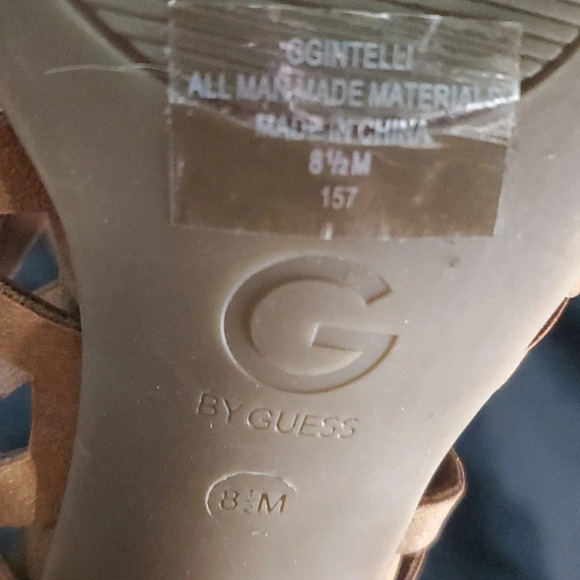 Guess Womens Lace up Block Heel Sandals - Picture 7 of 9